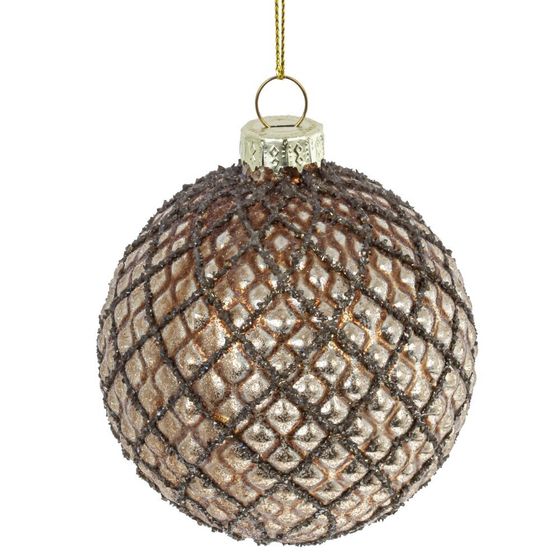 Набор из 12шт Украшение новогоднее &quot;Шар&quot;, D 8 см, L35 W25 H8,5 см