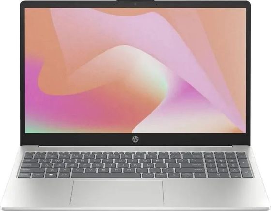 Ноутбук 15.6&quot; HP 15-fc0018nq серебристыый FHD Ryzen 5 7520U 16Gb/512Gb Radeon 610M DOS (7K0R1EA)