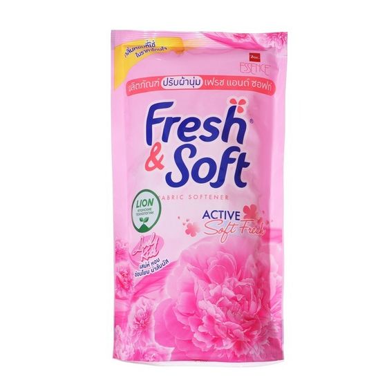 LION THAILAND Fresh&amp;Soft Кондиционер для белья парфюмированный Сладкий Поцелуй 500 мл