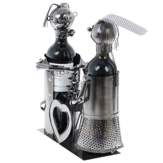 Подставка для бутылки &quot;Свадьба&quot;, Д25 Ш15 В20 см