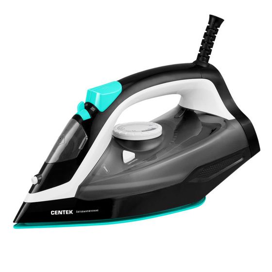 Утюг Centek CT-2314 2800Вт черный/бирюзовый/серый