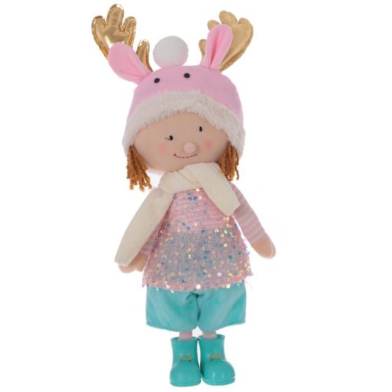 Игрушка набивная &quot;Мальчик, Девочка&quot;,, L20 W10 H49/43 см, 2в.