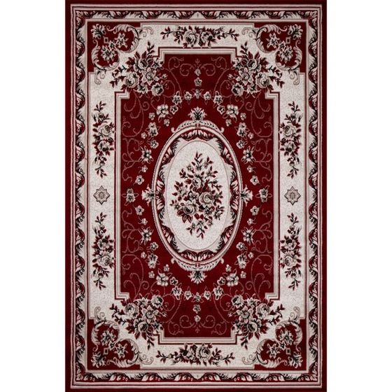 Ковёр прямоугольный Merinos Gavana, размер 60x110 см, цвет red