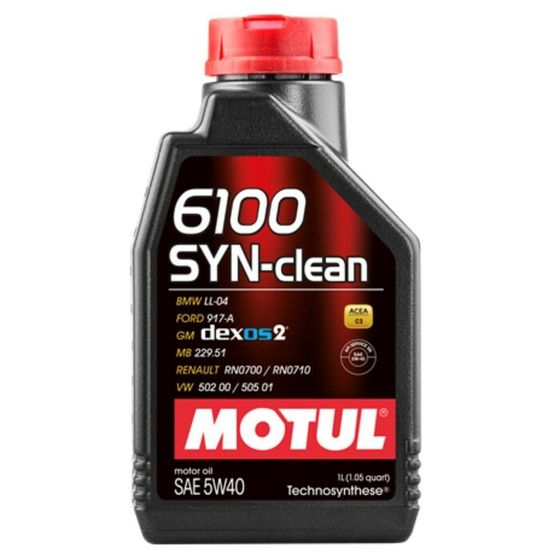 Масло моторное Motul 6100 SYN-CLEAN 5W40, 1 л 107941