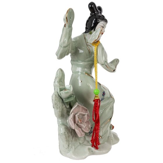 Фигурка декоративная &quot;Гейша&quot; (блок 4 шт), Д11,5 Ш6,5 В15 см, 4в.