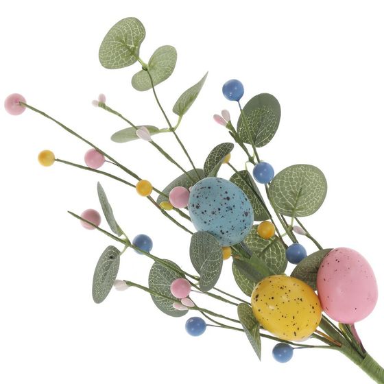 Ветка искусственная &quot;Пасхальная&quot;, L18 W10 H44 см