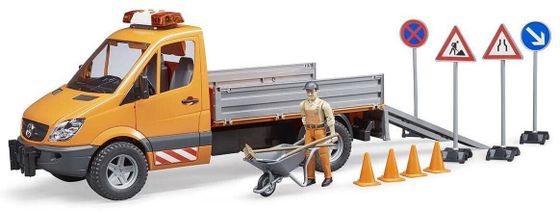 Bruder Mercedes-Benz Sprinter Roadside Service, с аксессуарами