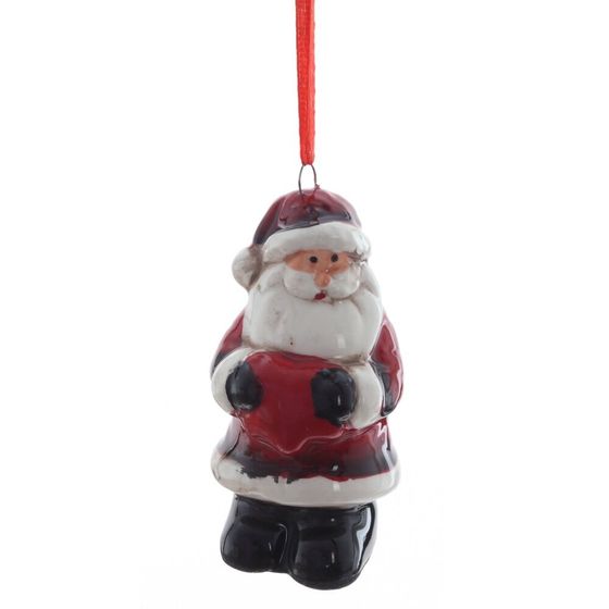 Украшение новогоднее &quot;Снеговик/Дед Мороз&quot;, L5,5 W4 H8,5 см, 6в.