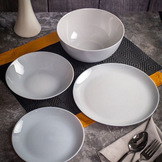 Столовый набор 19 предметов ДИВАЛИ ГРАНИТ