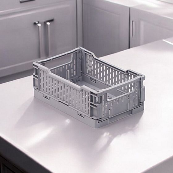 Корзинка для хранения складная CASSA XS зелёная 0.66л