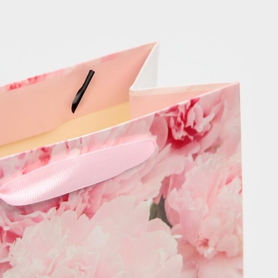 !09 Пакет ламинированный (набор 3 штуки) «Счастья и успехов» радужная голография, MS 18 х 23 х 10 см