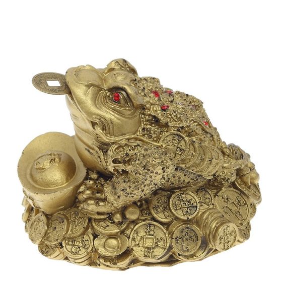 Фигурка декоративная &quot;Лягушка денежная&quot;, L10,5 W9 H7,5 см