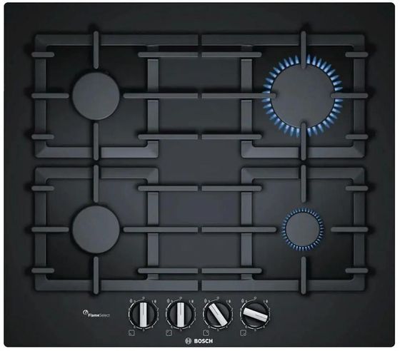 Газовая варочная панель Bosch PPP6A6B90 черный