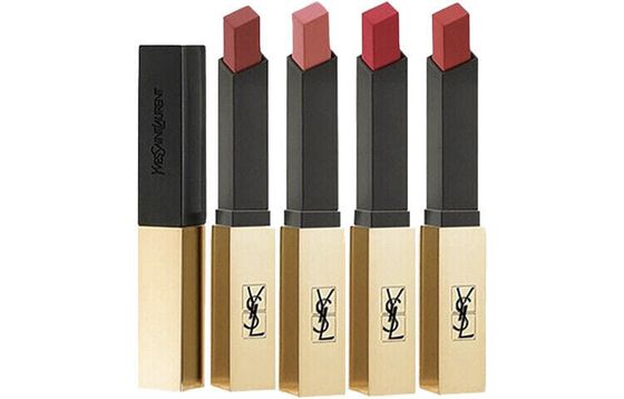 SAINT LAURENT Little Gold Bar Lipstick Matte Lipstick Set Velour Matte Finish Pack Of Four