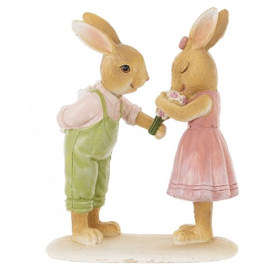 Фигурка декоративная &quot;Зайцы&quot;, L11 W5 H13 см