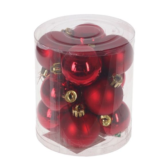 Набор из 12шт Украшение новогоднее &quot;Шар&quot;, D 4 см, L9,5 W9,5 H10,5 см