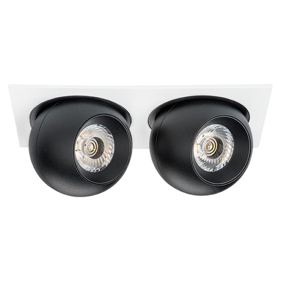 i5267272 Светильник INTERO LED 9W*2 850LM*2 24G БЕЛЫЙ/ЧЕРНЫЙ 3000K (217526+217072+217072)