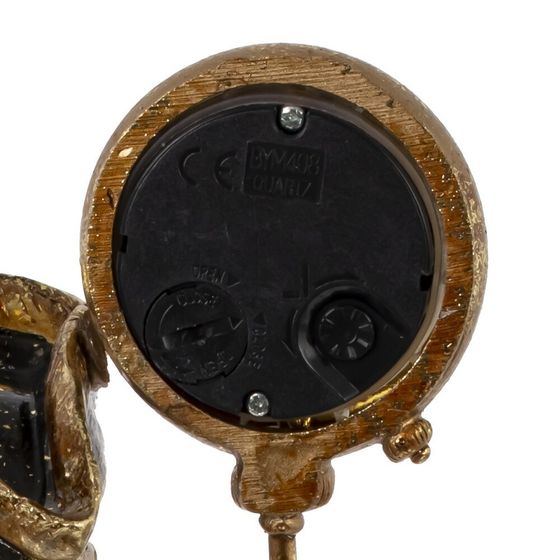 Фигурка декоративная с часами &quot;Попугай&quot; (LR44х1 н/п), L12 W14 H22,5 см