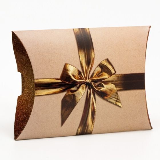 !09 Комплект из 4-х штук: Коробка подарочная сборная (1 штука) «Искусство», 22 х 15 х 6 см.+ Коробка складная (3 штуки) "Золотой бант", 19 х 14 х 4 см.