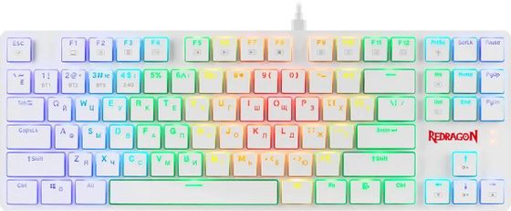 Клавиатура Redragon Anubis LED игровая беспроводная белый (70506)