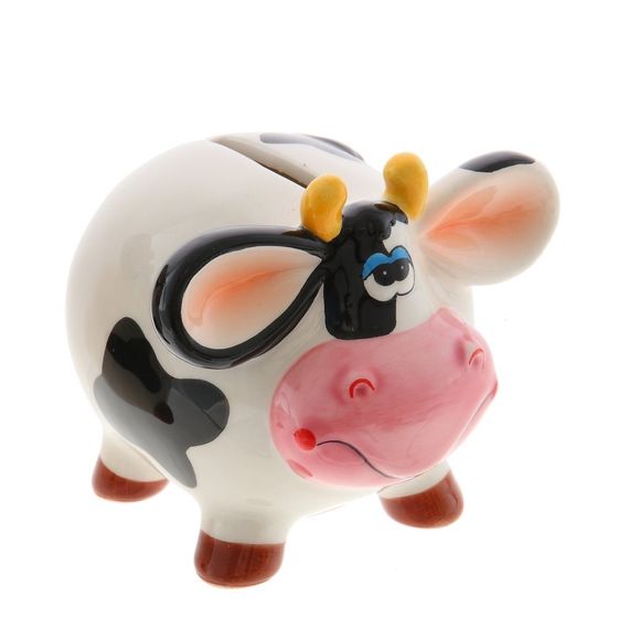 Копилка &quot;Бычок&quot;, L9/10 W7/9 H10/8 см, 2в.