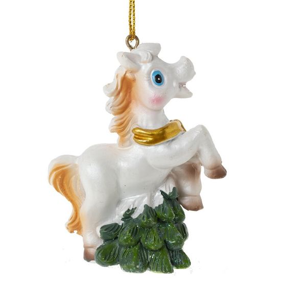 Фигурка декоративная подвесная &quot;Лошадка&quot;, L6 W3 H8 см, 6в.