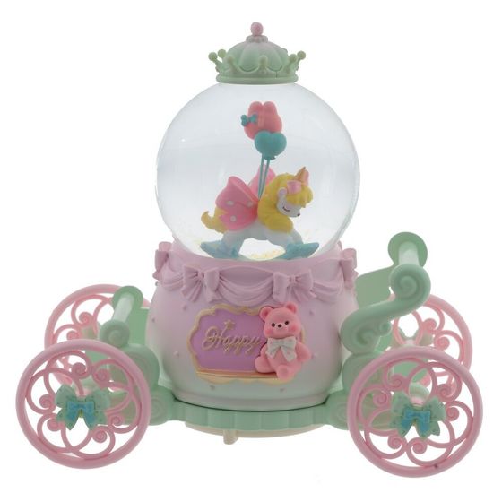 Фигурка декор &quot; Лошадка&quot; в стекл шаре (муз, подсвет, вьюга, движ, 3xAAA н/п), D10 см, Д22 Ш12 В21 см