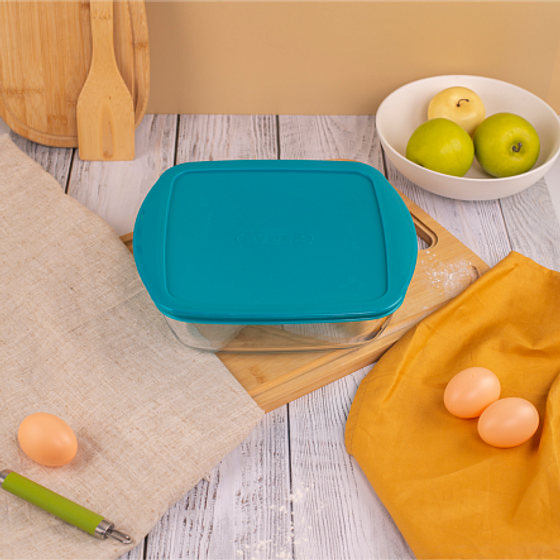 Блюдо с крышкой Cook <(>&<)> Store 25x22x7см 2.2л квадратное