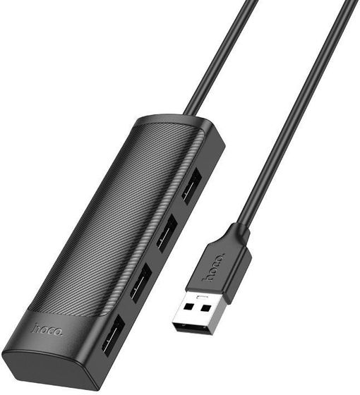 Разветвитель USB Hoco HB41 портов:4шт. черный