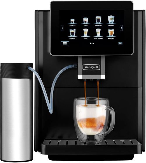 Кофемашина Weissgauff WCMI-576 Touch Cappuccino 1400Вт черный