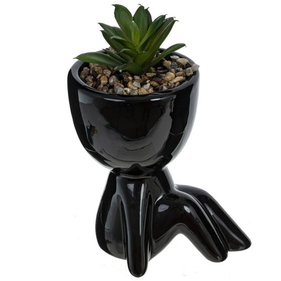 Цветочная композиция &quot;Суккулент&quot;, L8,5 W10 H13,5 см, 4в.