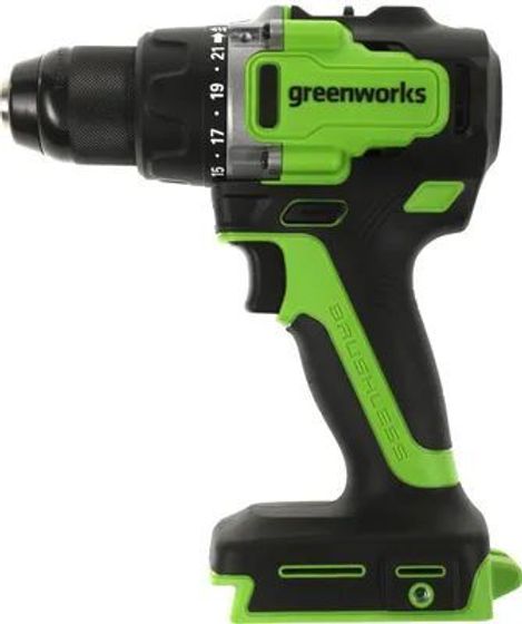 Дрель-шуруповерт аккумуляторная GreenWorks GD24DD90 24V без АКБ и ЗУ (3707507)