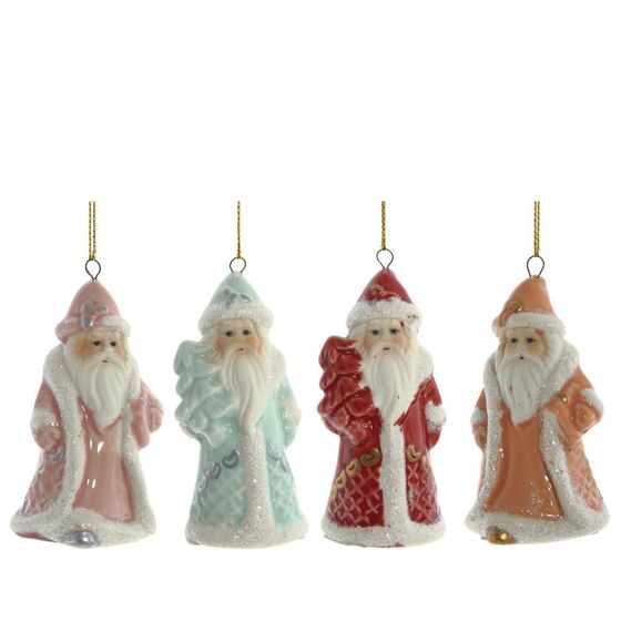 Украшение новогоднее &quot;Дед Мороз&quot;, L5 W4 H8,5 см, 4в.