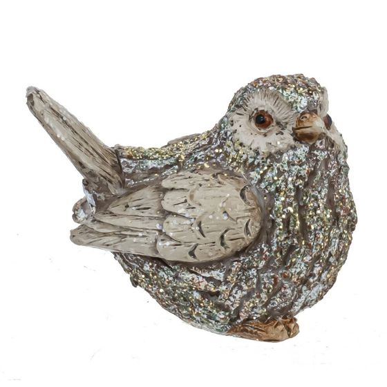 Фигурка декоративная "Птичка", L6 W4 H5 см, 2в.