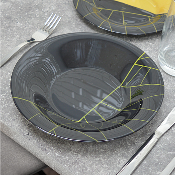 Тарелка суповая DELNICE GOLD 21.5см