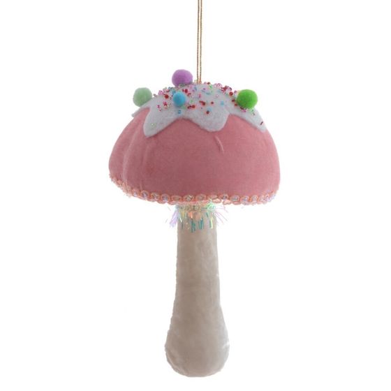 Изделие декоративное подвесное &quot;Гриб&quot;, L12 W12 H20 см, 2в.