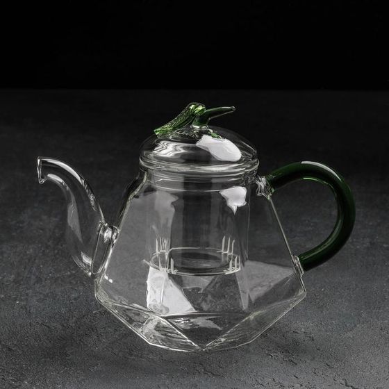 Чайник заварочный со стеклянным ситом «Грин», 600 мл