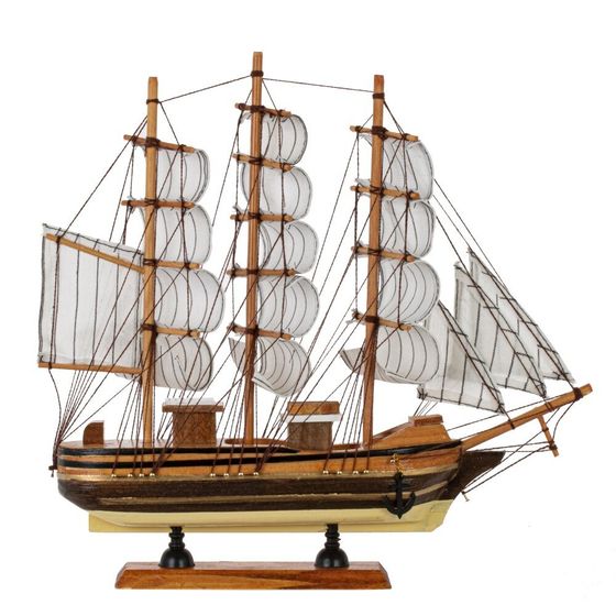 Изделие декоративное &quot;Корабль&quot;, L32 W5,5 H31 см