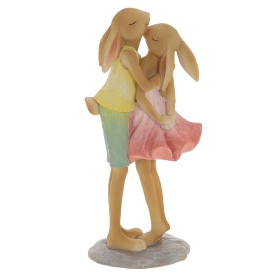 Фигурка декоративная "Зайцы", L9 W6 H20 см