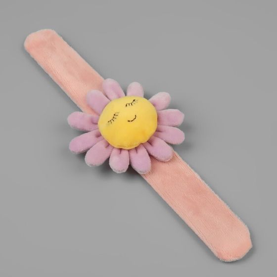 Игольница на браслете «Цветочек», 23 × 8 см, цвет розовый МИКС