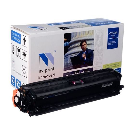 Картридж NVP совместимый HP CE343A Magenta для LaserJet Color Enterprise 700 M775dn/M775f/