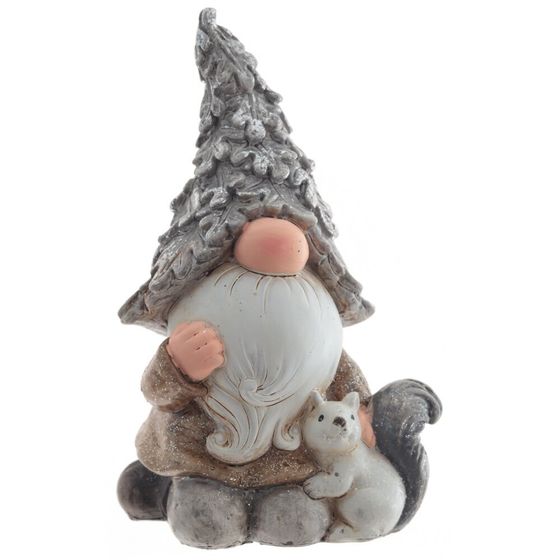 Фигурка декоративная &quot;Гном&quot;, L11 W8 H18 см, 2в.