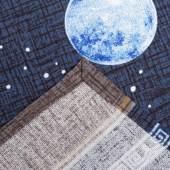 !09 Комплект из 2-х штук - Полотенце рогожка «Лунный кот» размер 45х60см, 170г/м? 100% хлопок