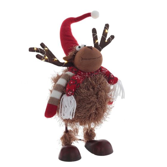 Игрушка набивная с подсветкой &quot;Олень&quot; (CR2032x2), L26 W15 H46/31 см
