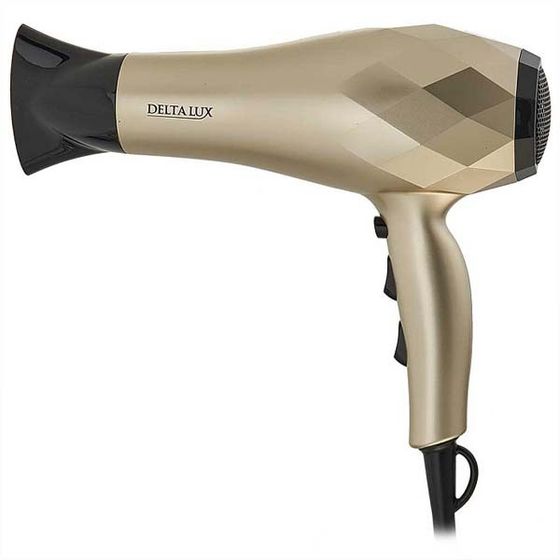 Фен Delta LUX DL-0941 2200Вт золотой/черный