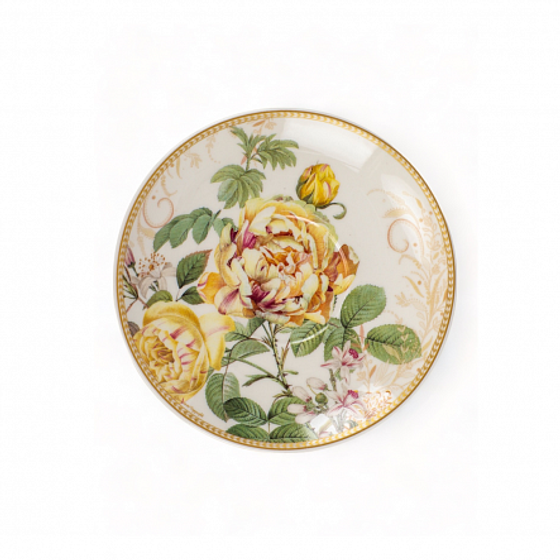 Чайная пара ЖЕЛТЫЕ РОЗЫ 300мл