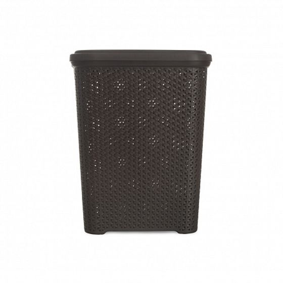 Корзина для белья RATTAN коричневая 55л