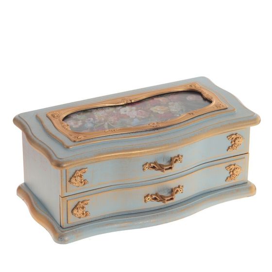 Шкатулка для украшений (музык.), Д21,5 Ш12 В9 см