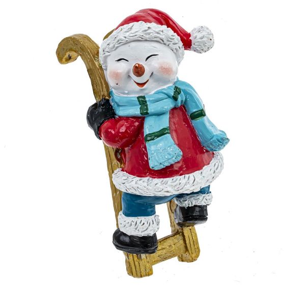 Фигурка декоративная &quot;Медвежонок/Снеговик/Олень/Ребёнок&quot;, L9,5 W4,5 H5,5 см, 4в.