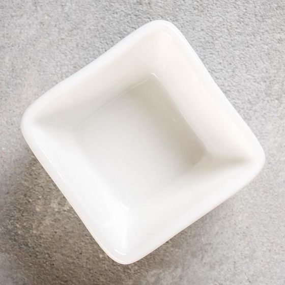 !09 Соусник фарфоровый 2 штуки Magistro «Бланш», 50 мл, цвет белый